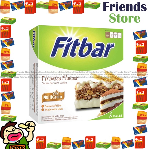 [4GZ11] Fitbar - Tiramisu Fitbar (22g X 5) wheat sticks 提拉米蘇麥纖棒
