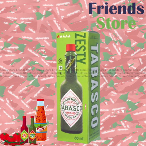 [4004420A] TABASCO - Zesty Green Pepper Sauce (60ml)