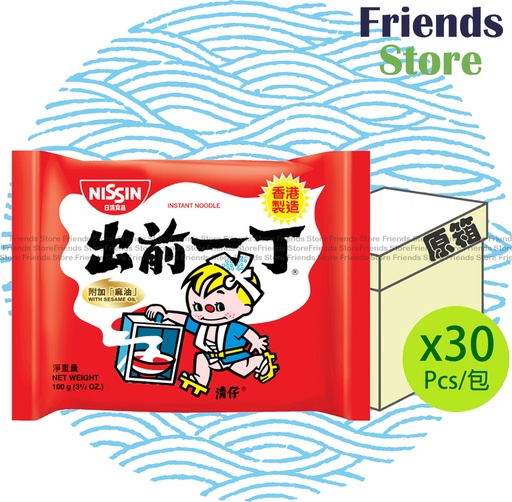 [400115A] NISSIN - [Full case] Demae Ramen Sesame Oil Flavour Instant Noodle (100g X 30)