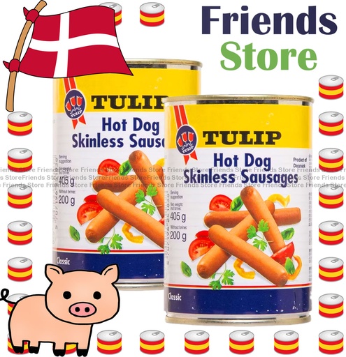 [4004423H] TULIP - Hot Dog Skinless Sausages (200g X 2)