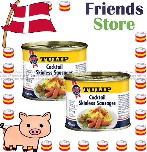 [4004423G] TULIP - (小罐) Cocktail Skinless Sausages (125g X 2)