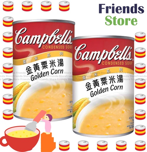 [40007726D] Campbell's - Golden Corn Soup (310g X 2)