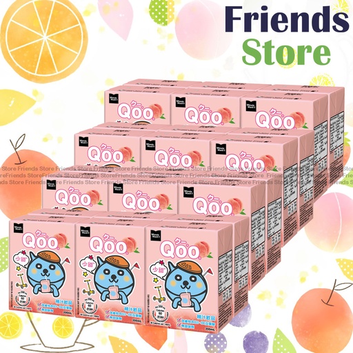 [400187F] Minute Maid - [Full Case] Qoo Peach Juice Drink (200ML X 6 X 4)