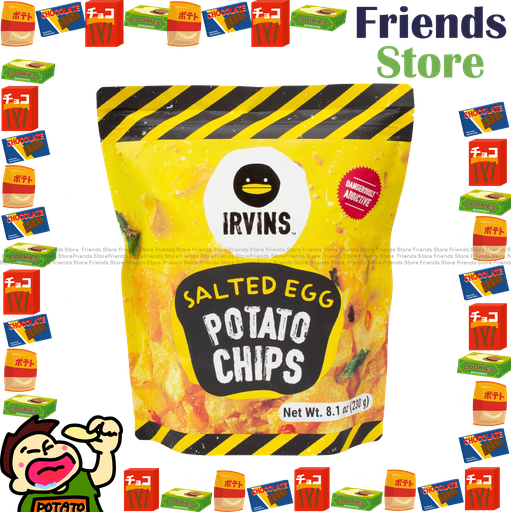 [4004434E] IRVINS - Singapore Salted Egg Potato Chips (210g X 1)  鹹蛋薯片 (大包裝)