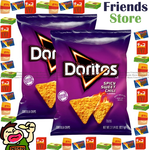 [4007633B2] Doritos - 多樂脆 香甜辛辣芝士味粟米片 (92.1克 x 2)