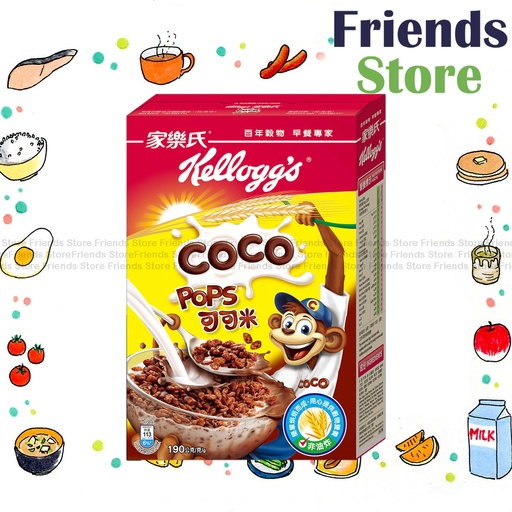 [400126B] 家樂氏 - COCO 可可米 (190克 X 1) 新舊包裝隨機發放