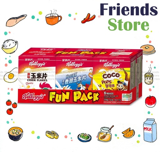 [400126D] 家樂氏 - Fun Pack 雜錦味 玉米片 (170克)