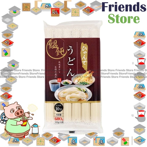 [4128F7J] 松代蕎麥善屋 - 日本烏冬麵 (100克 X 6束) 平行進口