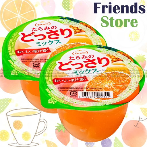 [4130ND] Tarami - Japan Fruit Mix Jelly (230g X 2) (Random Packing/ Pallaral Imported Goods)