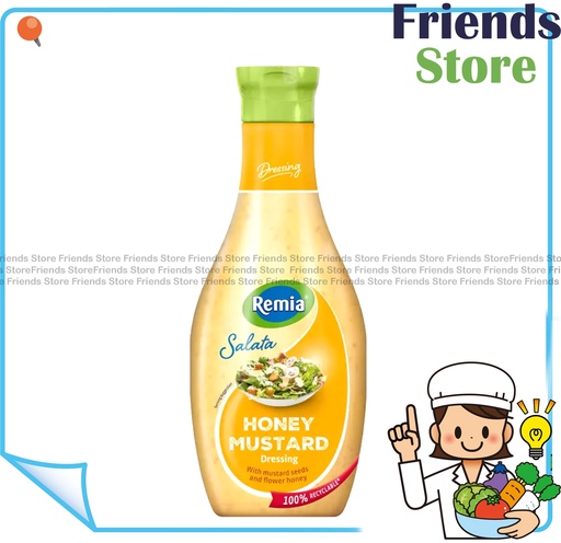 [4130D] Remia - Honey Mustard (450ml X 1) (Random Packing/ Pallaral Imported Goods)