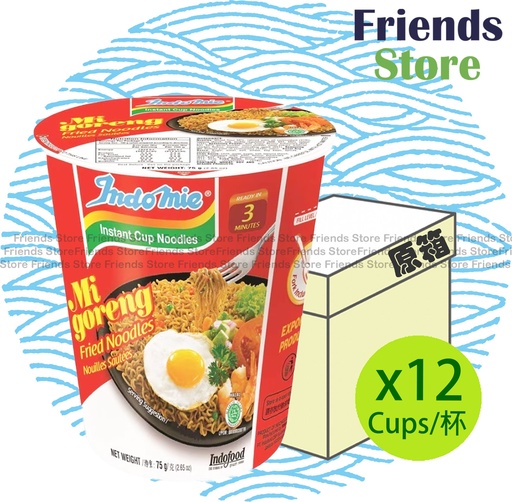 [40009621GF] 營多 - [原箱] 杯裝撈麵 (75克 X 12)