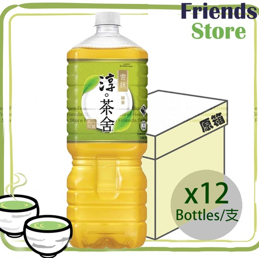 [4007611BF] 淳。茶舍 - [原箱] 雲抹日式綠茶飲料 (1.2升 X 12)