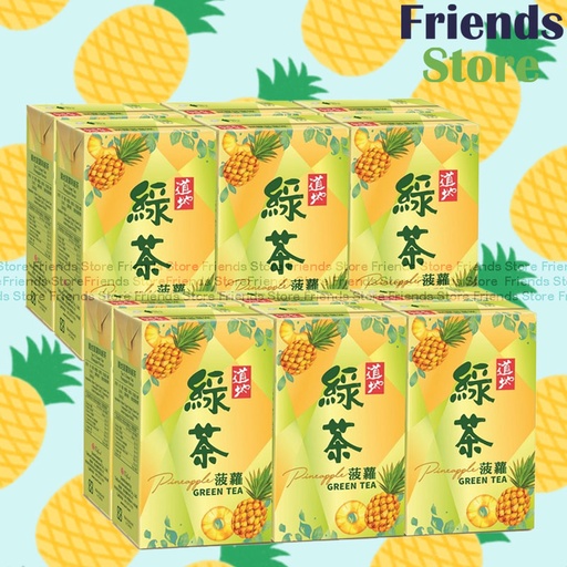 [4002105] 道地 - 紙包裝 菠蘿綠茶 飲品  (250毫升 X 6 X 2)