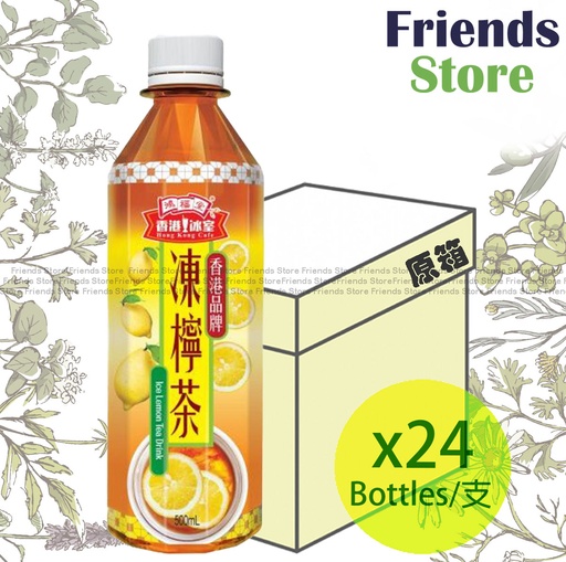 [400160ZA1] 鴻福堂 - [原箱] 凍檸茶 (500毫升 X 24) 最佳飲用日期：2025年9月或之後