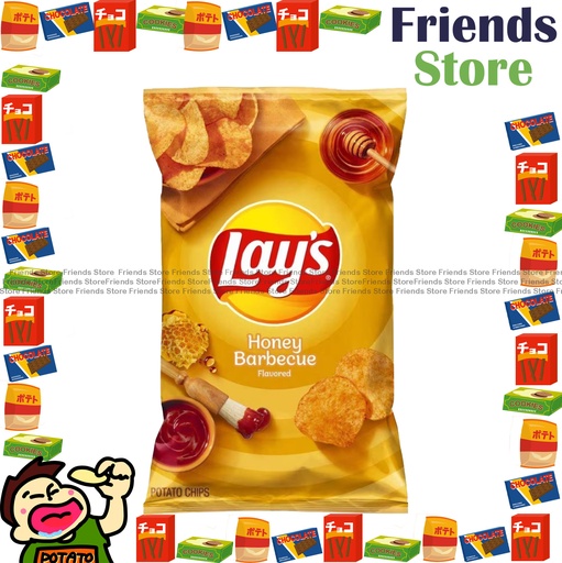 [4000219F] LAY'S - (家庭大包裝) Honey BBQ Flavored Potato Chips (184.2g X 1)