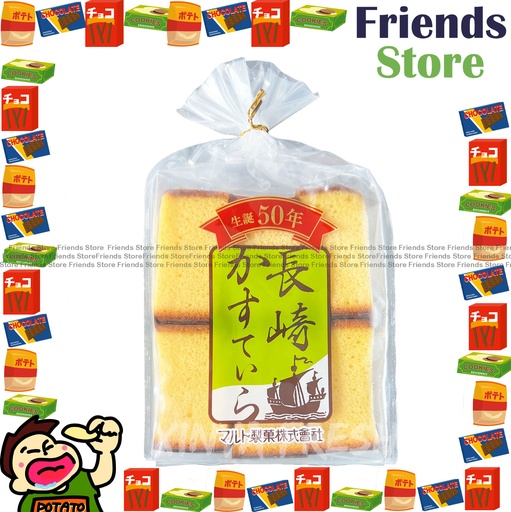 [4124A55] Maruto - 日本丸東 長崎蜂蜜蛋糕 (每袋6個)  (平行進口) 最佳食用日期：2025年9月1日或之後