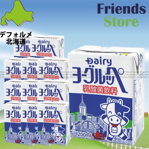 [4A4A] HOKKAIDO DAIRY - 北海道乳業 <迷你裝> 乳酸飲料 (200毫升 X 12)