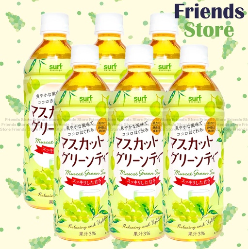 [40122A1] Surf - Japan Muscat Green Tea (500ml X 6) BBD: 20 JUL 2025 or after