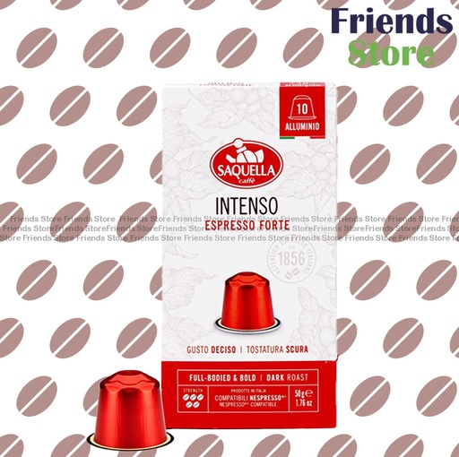 [4124E91] SAQUELLA Caffè - Intenso Espresso(Nespresso Machine only) (50g X 1)