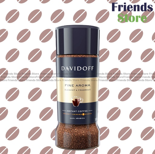 [4124E92] DAVIDOFF - 即溶咖啡-香滑 Fine (100克 X 1)