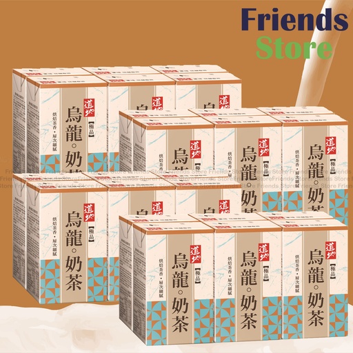 [400271JF] 道地 - [原箱] <紙包裝>  極品烏龍  奶茶  (250毫升 X 6 X 4) 最佳飲用日期: 2025年8月15日或之後