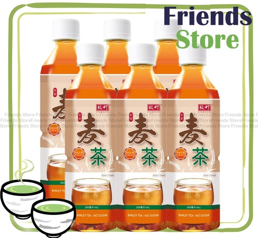 [400051J] 板町 - 支裝 無糖麥茶飲品 (500毫升 X 6)