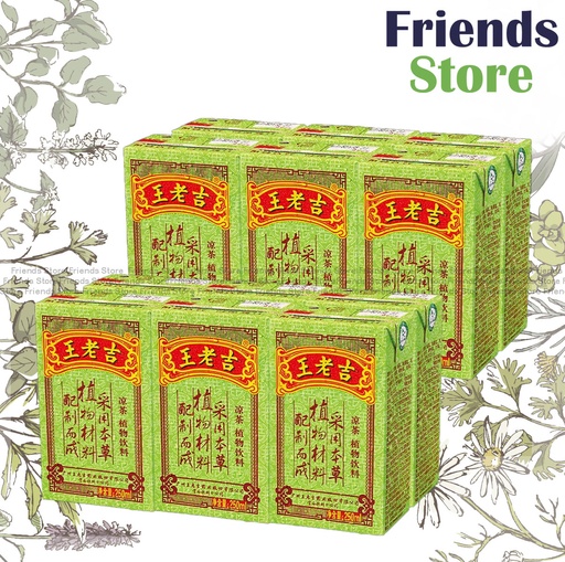 [400071B] 王老吉 - 紙包裝涼茶飲品 (250毫升 X 12)