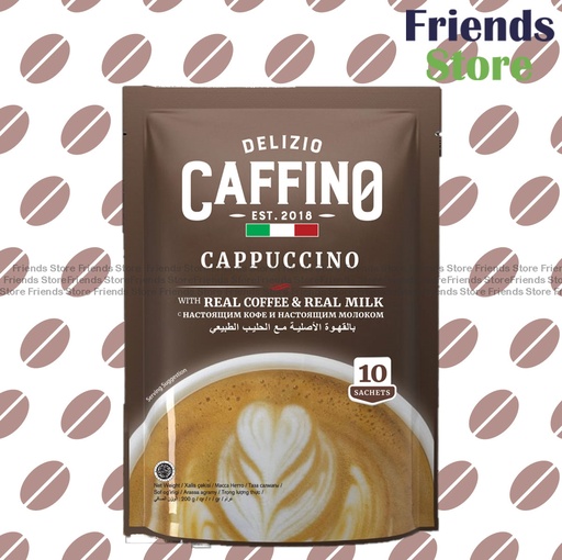 [4NO4] CAFFINO 泡沫咖啡經典 (每袋10小條) (平行進口/包裝隨機發放）