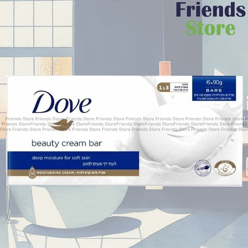 [4NO5C] Dove - Beauty Cream Bar  Bathing Soap (pack of 6s) (Parallel Imported Goods)New/Old packing randomly dist.