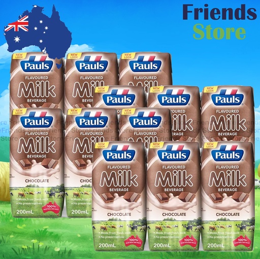 [4004421GF] Pauls - [Full Case] <細盒裝> UHT Chocolate Milk (200ml X 6 X 4)BBD:on/after 12 JUN 2025