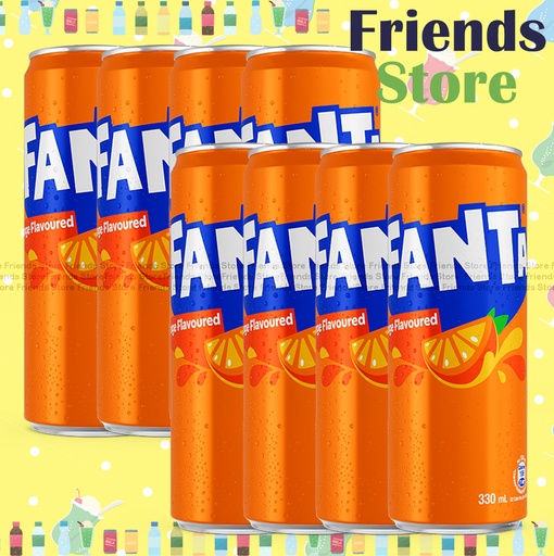[400171H1] 芬達 - 高罐 橙味汽水  (330毫升 X 8) #fanta