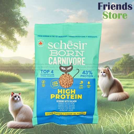 [CPM43802] Schesir - Born Carnivore Herring & Salmon 80g