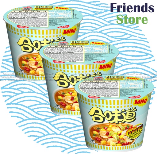 [400114N] 日清 - 合味道 <迷你杯麵> 香辣海鮮味 (45克 X 3)