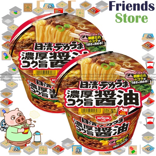 [4TM2H] 日清食品 - 濃厚醬油碗麵 (106克 x 2)最佳食用日期：2025年7月15日或之後