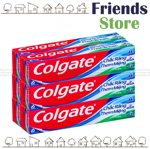 [4NO8] Colgate - Toothpaste (strong teeth; fresh breath) (180g X 6) (Parallel Imported Goods)