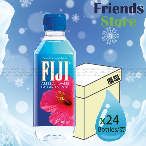 [4121T7] FIJI - [原箱] 斐濟深層天然礦泉水 (330毫升 X 24) (平行進口)