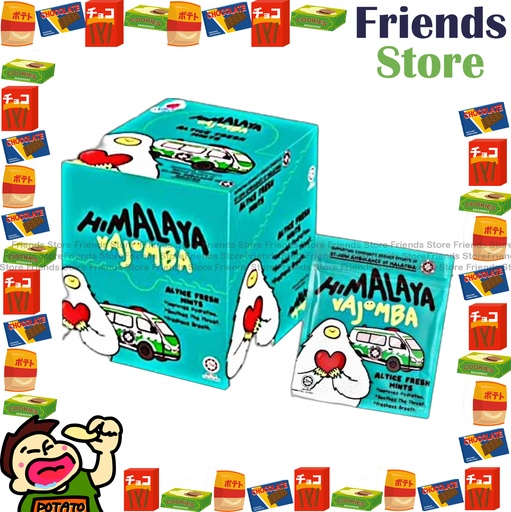 [4000256K] BIG FOOT - [Full Case] Himalaya Vajomba Altice Fresh Mints  (15g X 12)