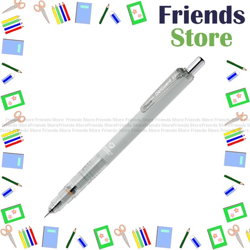 [12102D] Zebra 斑馬牌 - DelGuard Mechanical Pencil 0.5mm （P-MA85-LG-MGR）Matte Grey