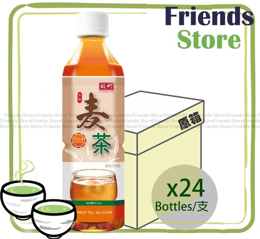 [400051JF] 板町 - [原箱] 支裝 無糖麥茶飲品 (500毫升 X 24)