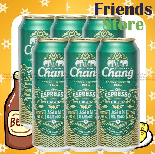 [4GZ34] Chang - Espresso Lager Beer (490ml X 6)