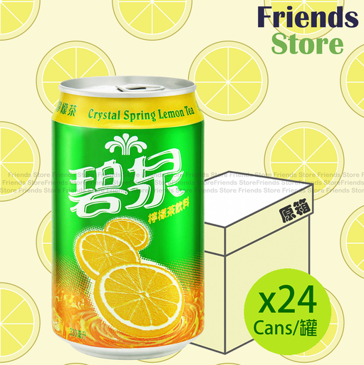 [4007592K] 碧泉 - [原箱] 罐裝 檸檬茶 (330毫升 X 24)
