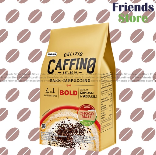 [4NO4D] CAFFINO 泡沫咖啡 (特級)  (每袋6+1小條) (平行進口/包裝隨機發放）