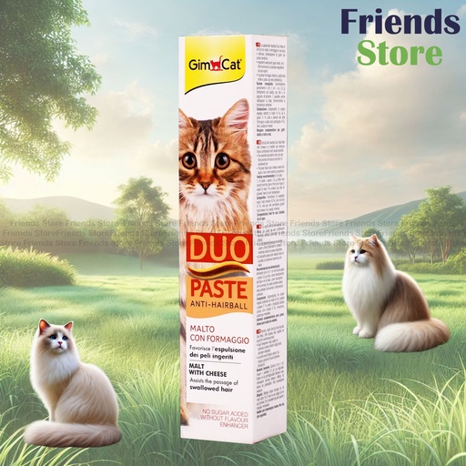 [GM427218] GimCat - Malt+Cheese Hair Ball Cream for Cats 50g  [Best Before: JUL 2026]