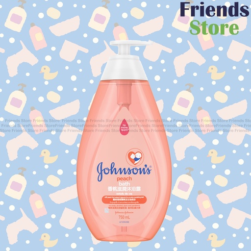 [PA008A] Johnson's - Peach Fresh Bath 750ml 清新香桃沐浴露 