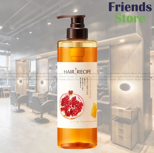 [HR003] HAIR RECIPE - Honey & Pomegranate Moisture Shampoo 530ml (074003）
