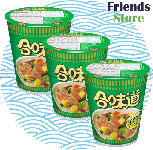 [400114Z83] 日清 - 合味道 小杯麵 豬骨濃湯味  (75克 X 3) 最佳食用日期: 2025年11月1日或之後