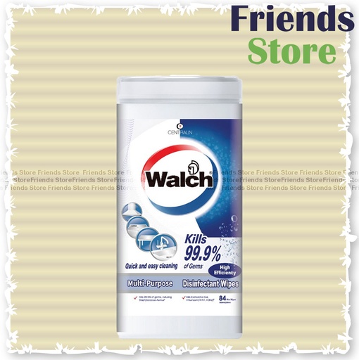 [240052C1D] Walch - Multi-Purpose Disinfectant Wipes  -原味 (84s)