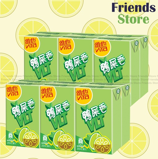 [400097H] Vita - 紙包裝- YSX Lemon Tea  (鴨屎香)  (250ml X 6 X 2)