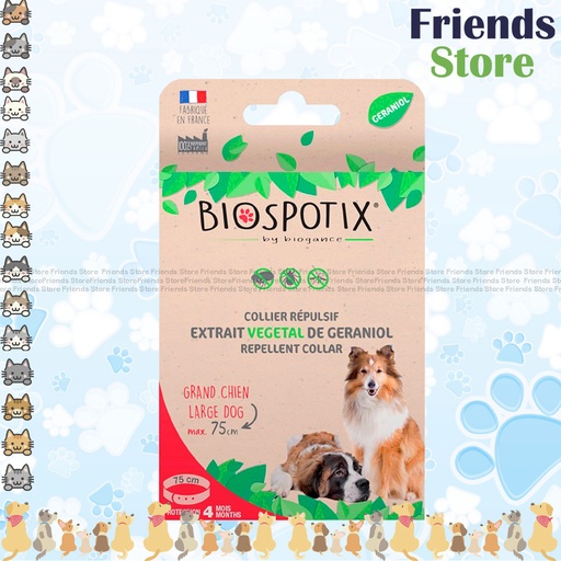 [BSP288383] BIOGANCE - BIOSPOTIX Large dog collar 75cm
