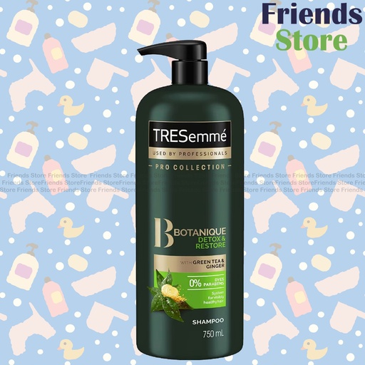 [TM005] TRESemmé - Detox & Restore Shampoo with Green Tea and Ginger (750ml)(046065)